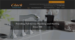 Desktop Screenshot of clark-plumbing.com