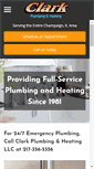 Mobile Screenshot of clark-plumbing.com
